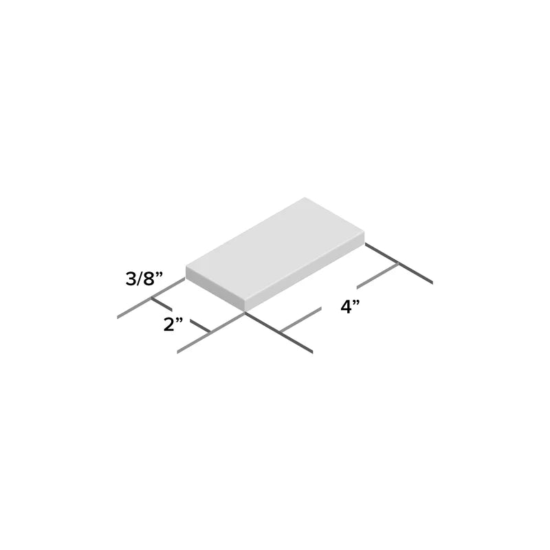 Calacatta Cressa 2" X 4" Honed Marble Wall & Floor Tile