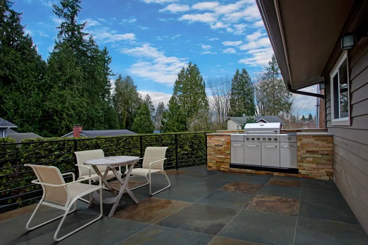 California Gold 24" X 24" Slate Field Tile