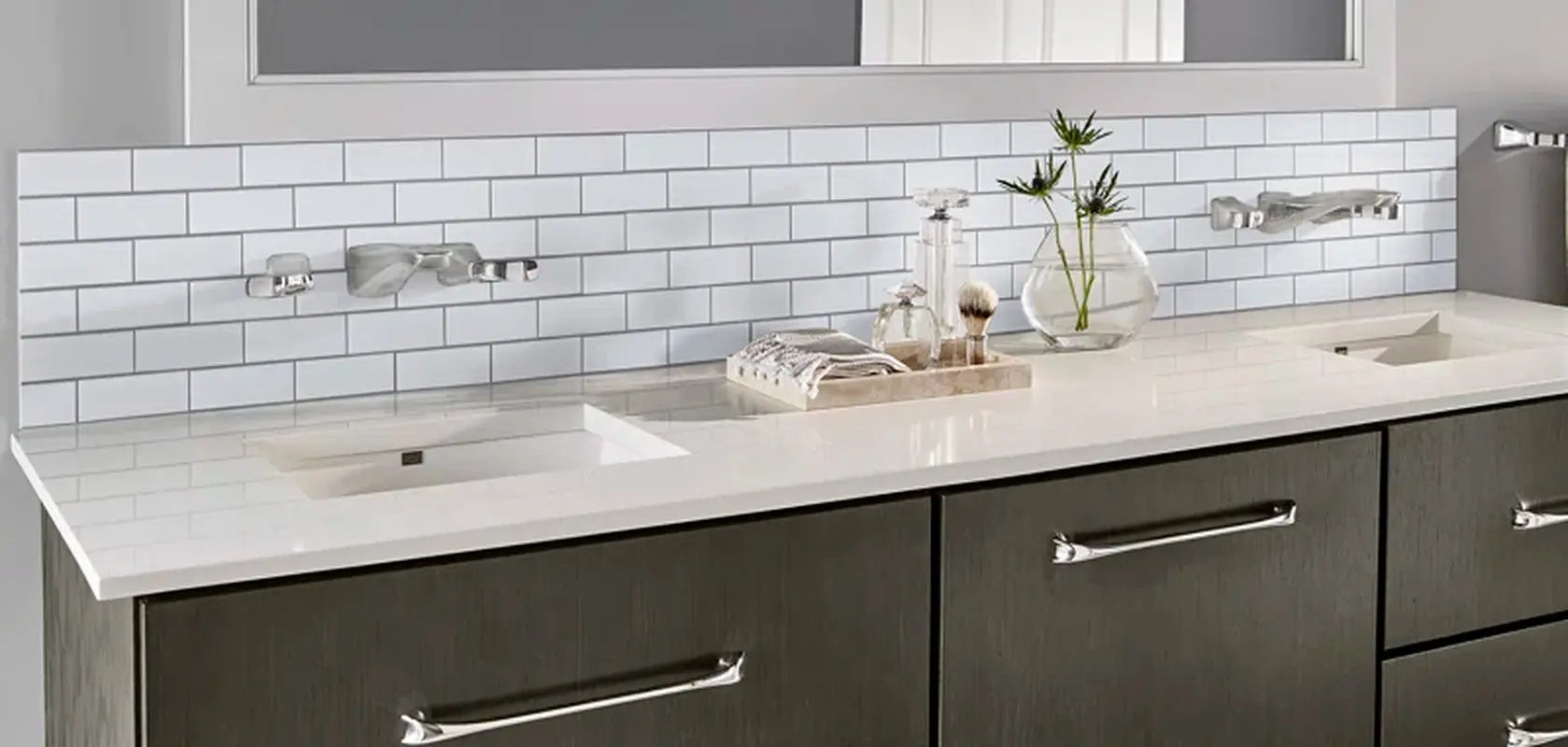 Retro Bianco Brick 2" X 6" Porcelain Mosaic Tile