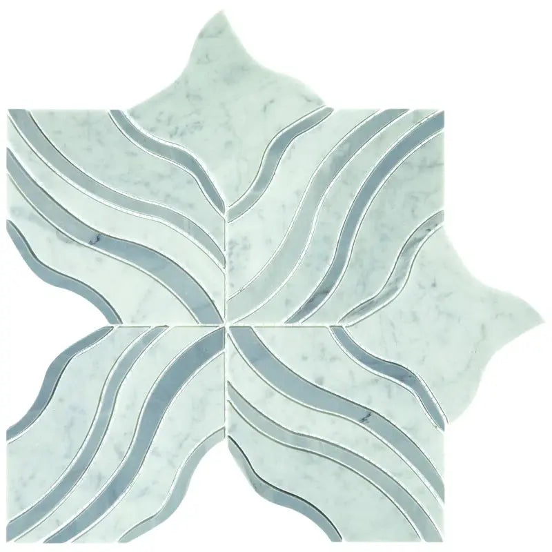 Lavaliere Carrara Natural Stone Mosaic Wall Tile