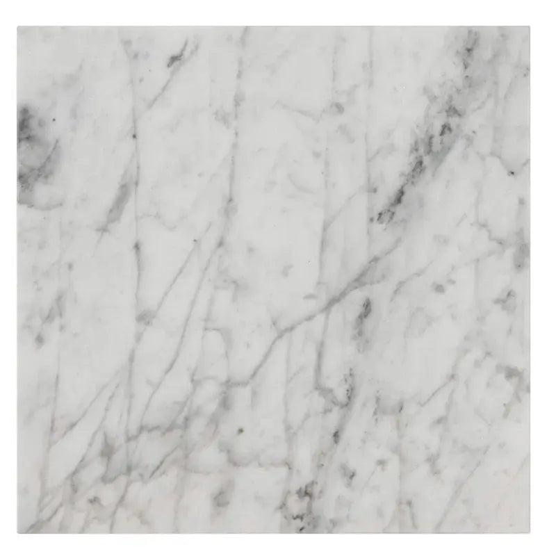 Carrara White 12"X12" Polished Marble Field Tile