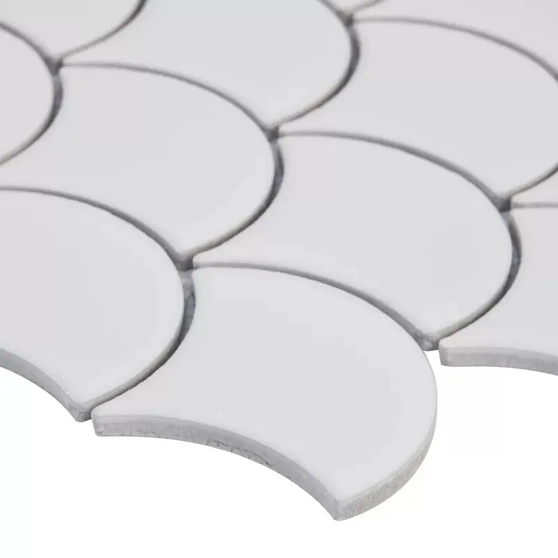 Domino White 9.96 X 13.11 Porcelain Mosaic Tile