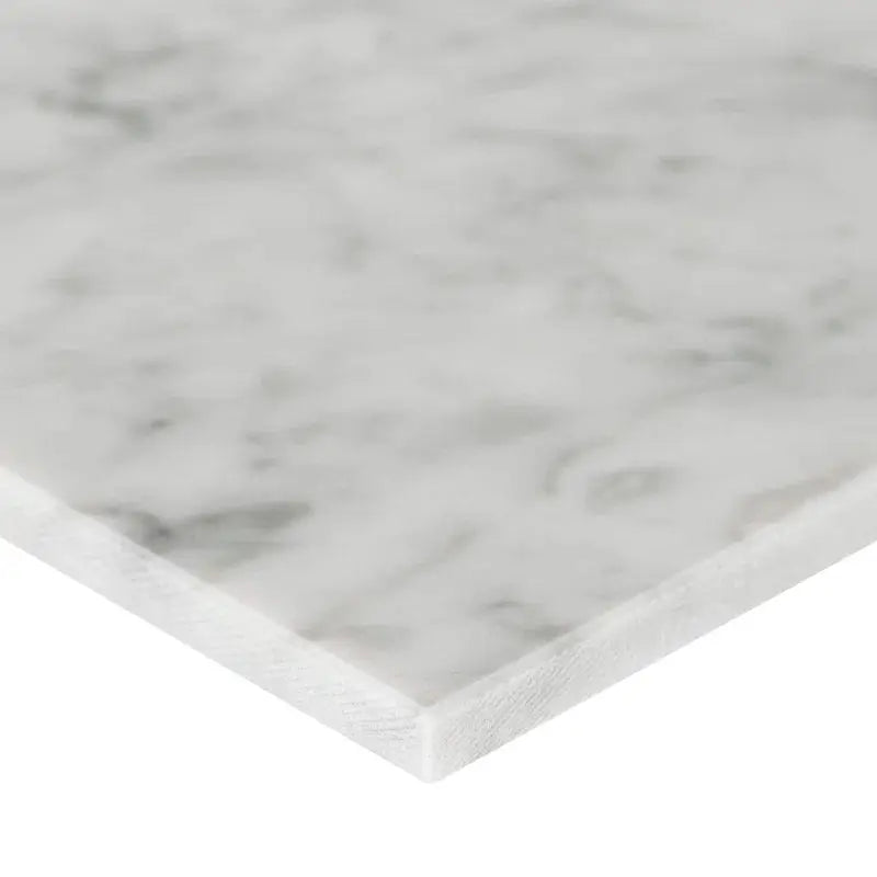 Carrara White 12"X12" Polished Marble Field Tile
