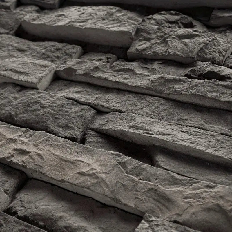 Terraforma Manufactured Stacked Stone Panel Wall Tile Assorted Sizes (15 Pieces, 5.4 Sq. Ft. per Box)