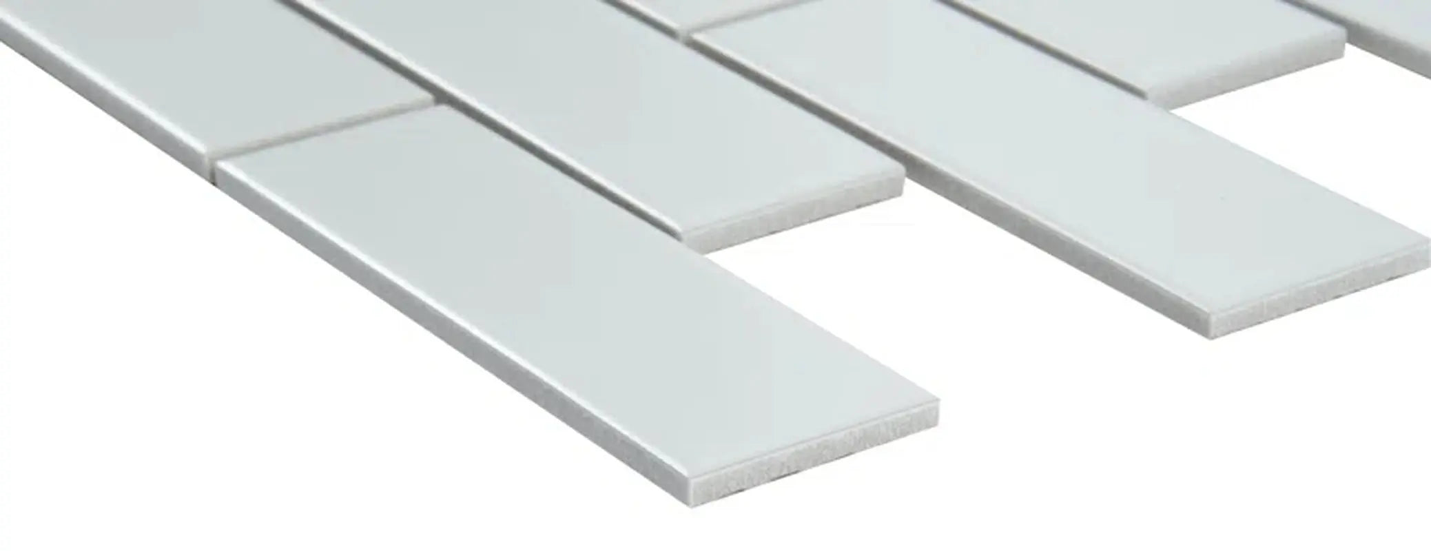 Retro Bianco Brick 2" X 6" Porcelain Mosaic Tile