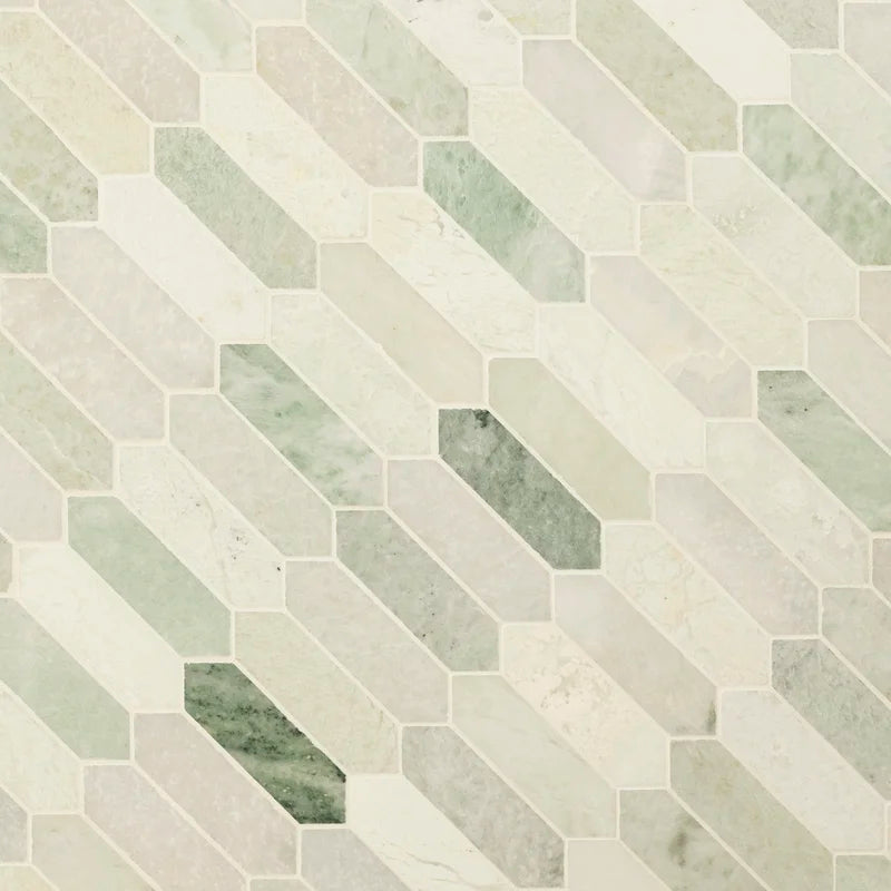 Picket 10" X 14" Mosaic Wall & Floor Tile