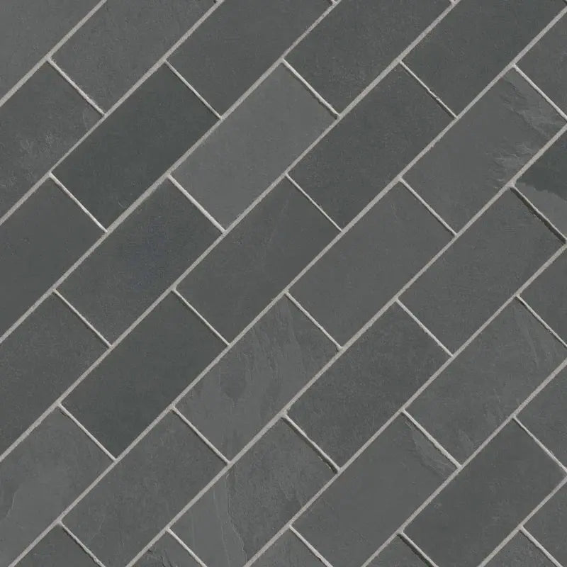 Montauk 3" X 6" Slate Subway Wall & Floor Tile