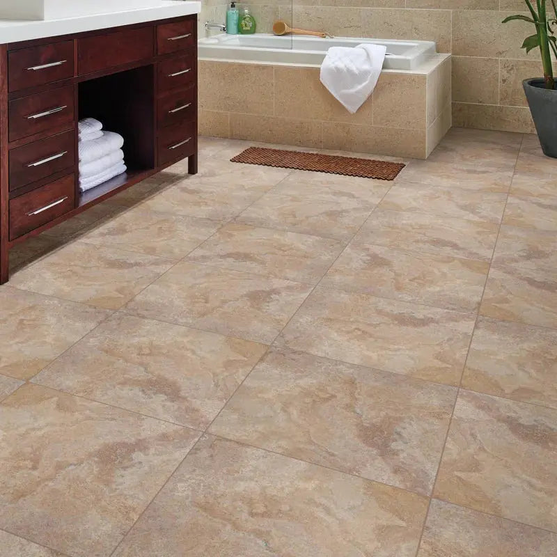Tuscany Classic 18" X 18" Travertine Field Tile in Beige