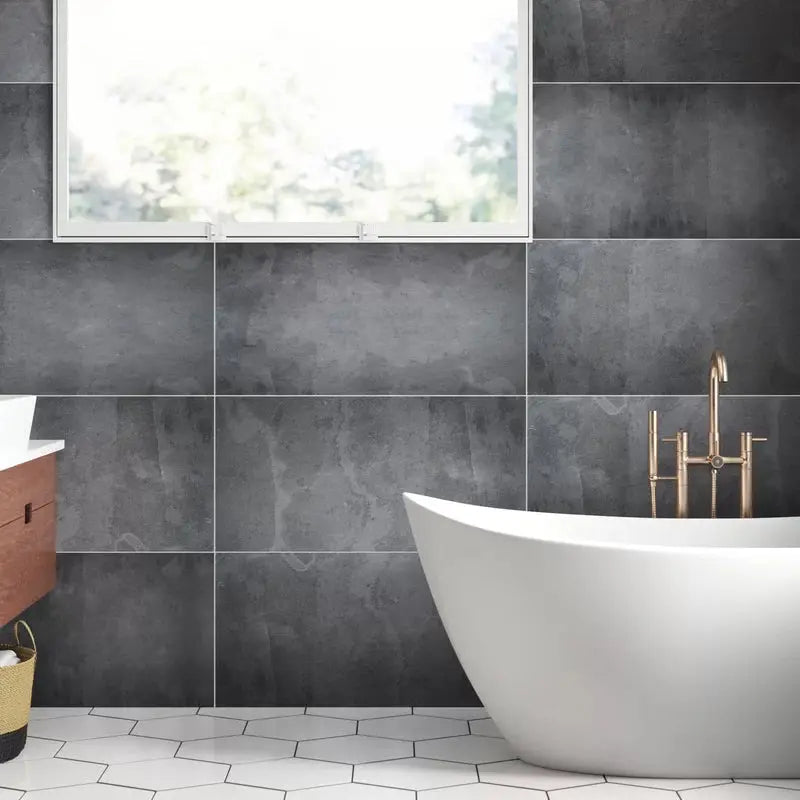 Montauk 18" X 36" Gauged Slate Floor and Wall Tile