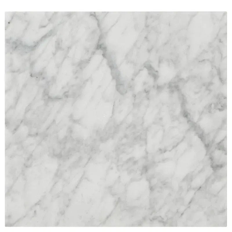 Carrara White 12"X12" Polished Marble Field Tile