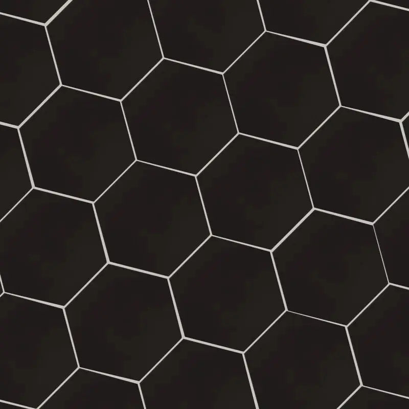 Hexley 9" X 10" Matte Porcelain Hexagon Floor and Wall Tile