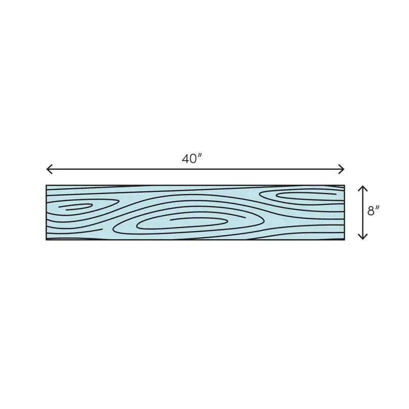 Celeste 8" X 40" Matte Ceramic Wood Look Floor & Wall Tile