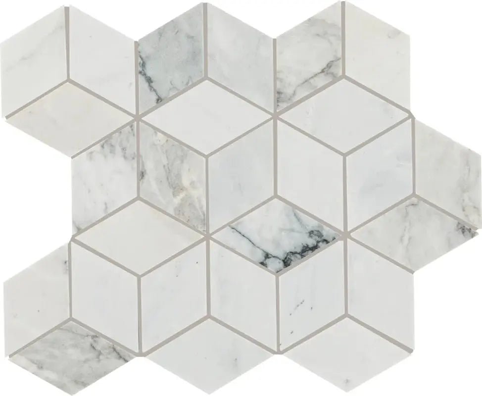 Raine 14" X 11" Natural Stone Honey Comb Mosaic Wall Tile