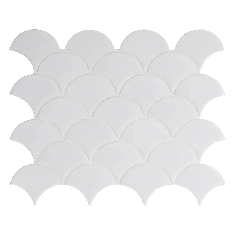 Domino White 9.96 X 13.11 Porcelain Mosaic Tile
