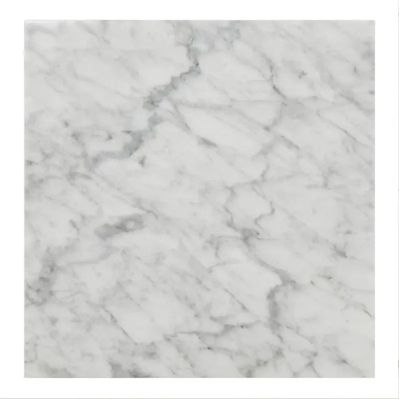 Carrara White 12"X12" Polished Marble Field Tile