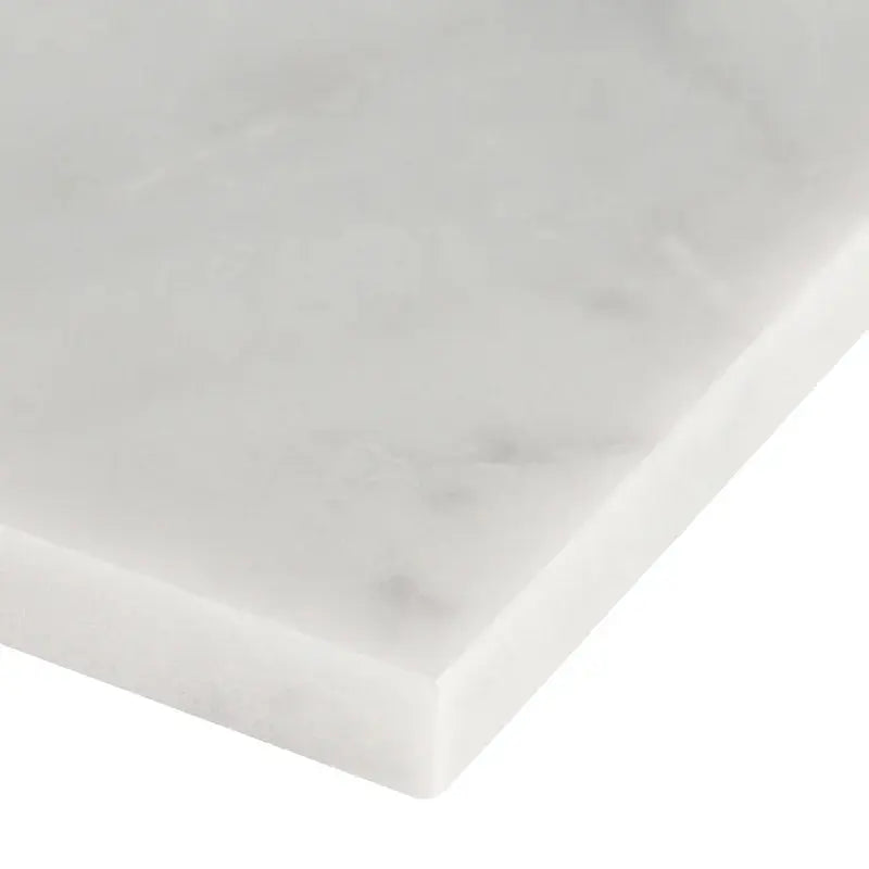Carrara White 3" X 6" Honed Marble Subway Tile