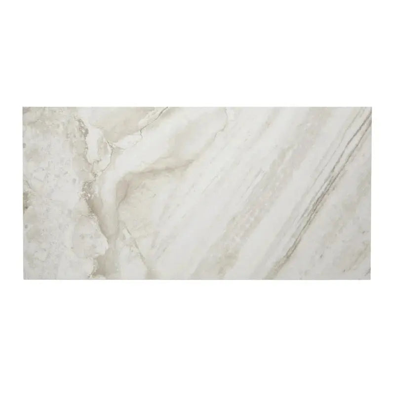 Famed 12" X 24" Porcelain Marble Look Wall & Floor Tile