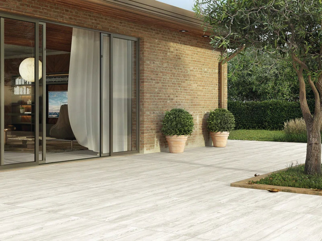 Caldera 8" X 47" Matte Porcelain Wood Look Floor & Wall Tile