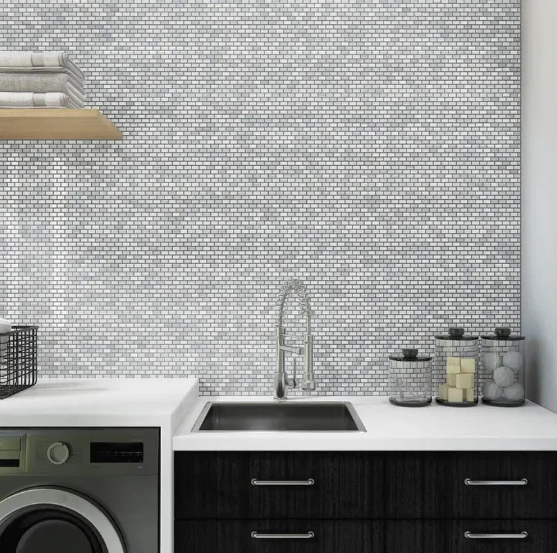 Perfit Mosaix 1/2" X 1" Natural Stone Brick Joint Mosaic (10 PC per Carton) (14.8 SQFT per Carton)