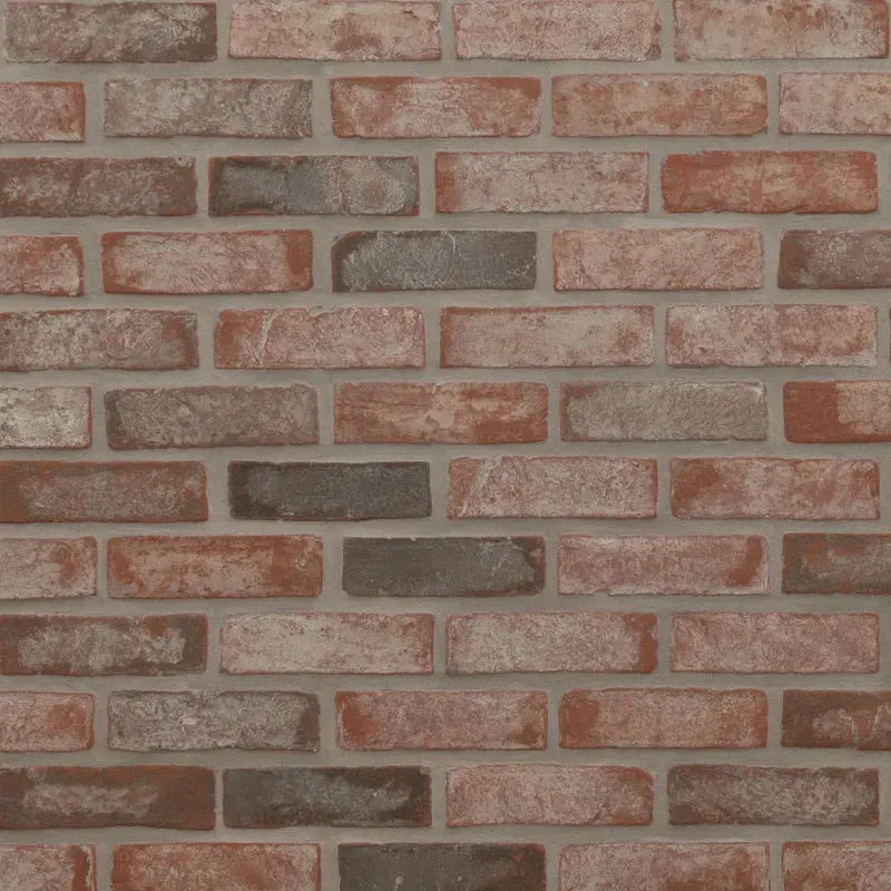 Artisanbrik 2.25" X 7.5" Textured Clay Brick Floor and Wall Single Tiles