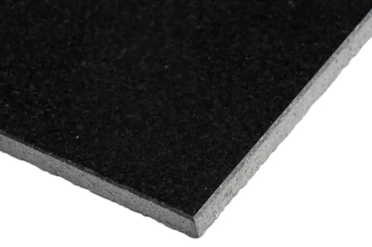 Premium 12" X 12" Granite Field Tile in Black