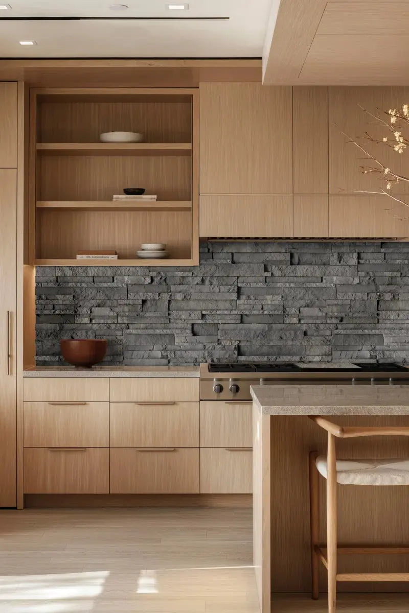 Terraforma Manufactured Stacked Stone Panel Wall Tile Assorted Sizes (15 Pieces, 5.4 Sq. Ft. per Box)