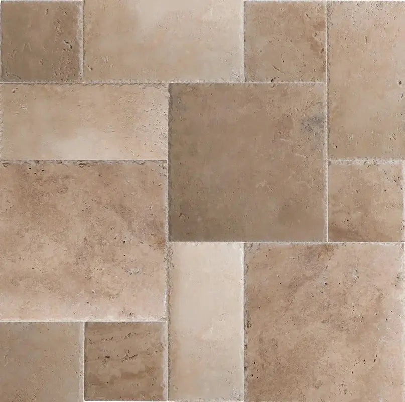 Tuscany Beige Pattern Honed-Unfilled-Chipped Travertine Floor and Wall Tile (16 Sq Ft)