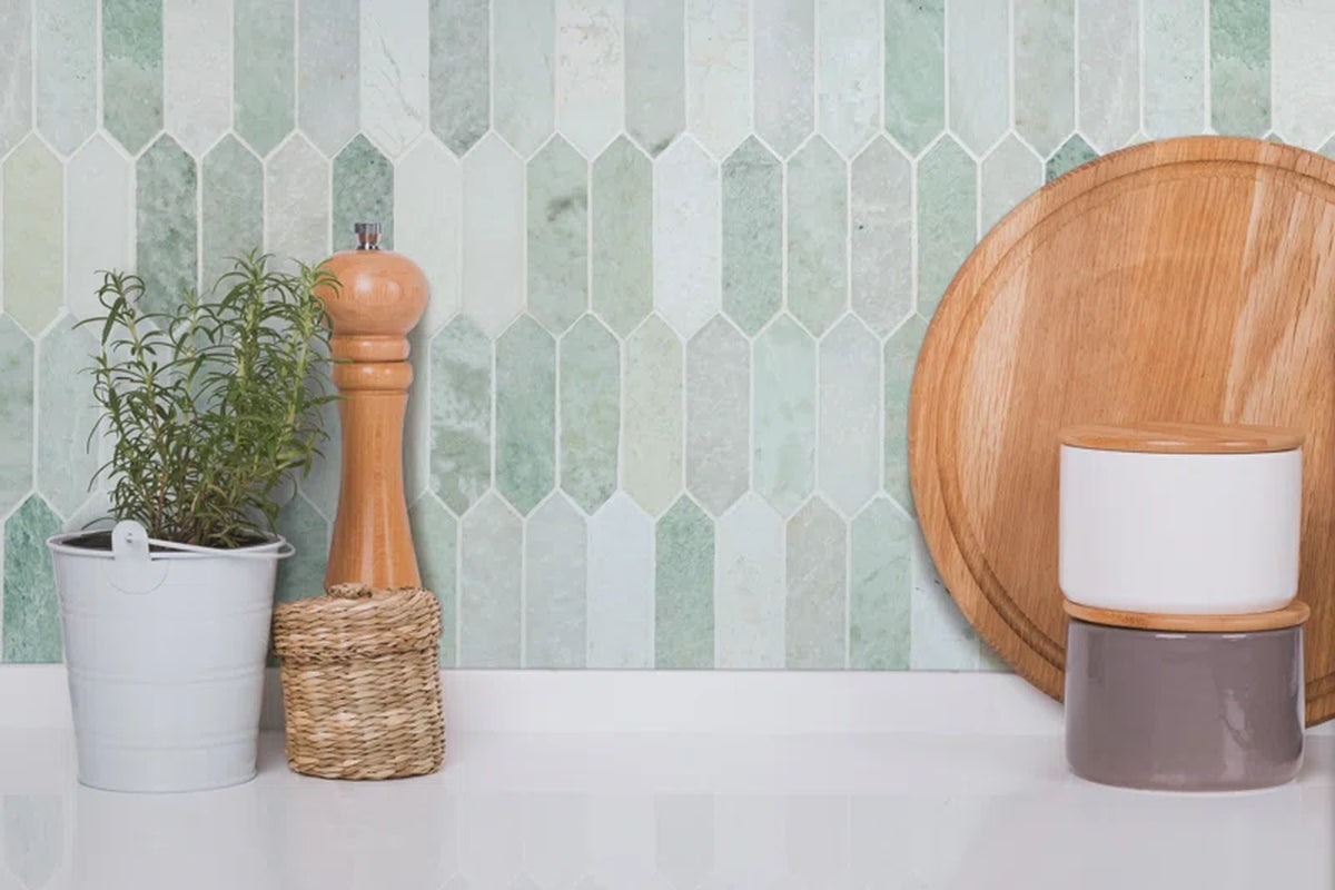 Picket 10" X 14" Mosaic Wall & Floor Tile