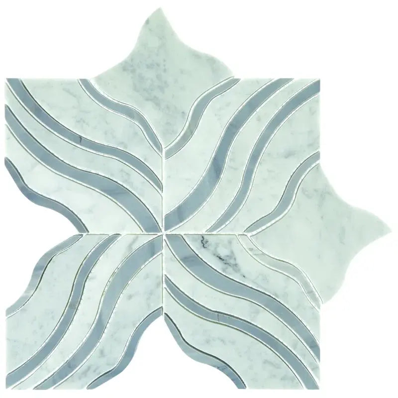 Lavaliere Carrara Natural Stone Mosaic Wall Tile