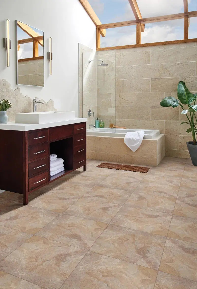 Tuscany Classic 18" X 18" Travertine Field Tile in Beige