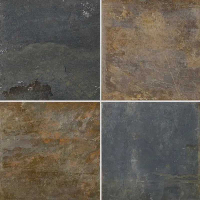 California 16" X 16" Slate Field Tile