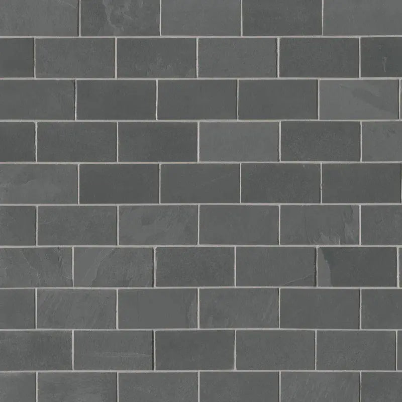 Montauk 3" X 6" Slate Subway Wall & Floor Tile