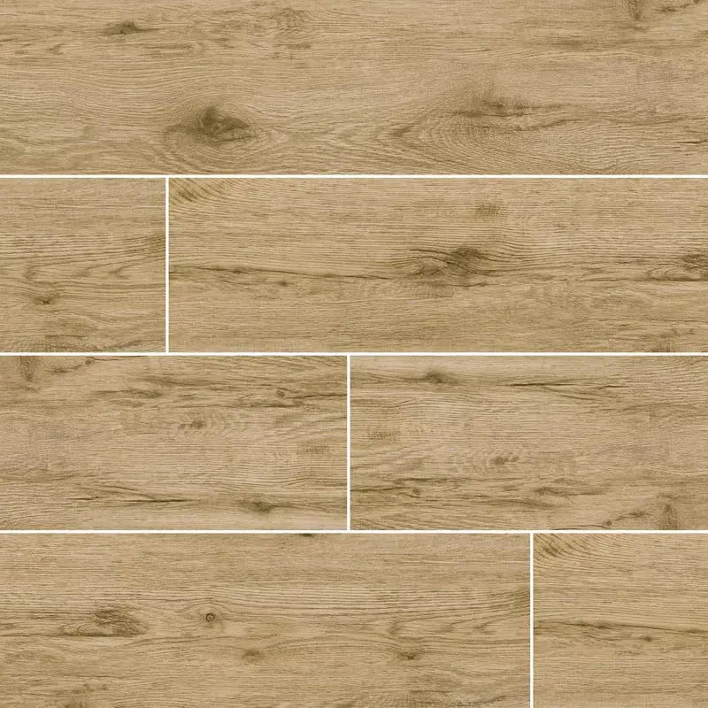 Celeste 8" X 40" Matte Ceramic Wood Look Floor & Wall Tile