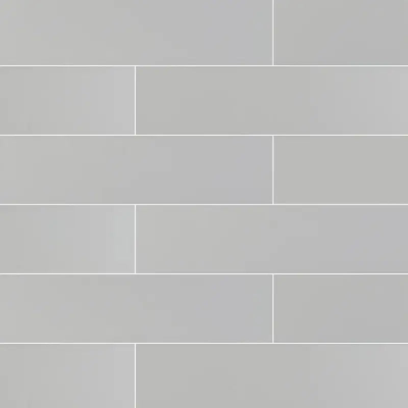 Gray Glossy 4" X 16" Ceramic Wall Tile
