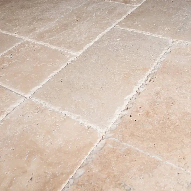 Tuscany Beige Pattern Honed-Unfilled-Chipped Travertine Floor and Wall Tile (16 Sq Ft)