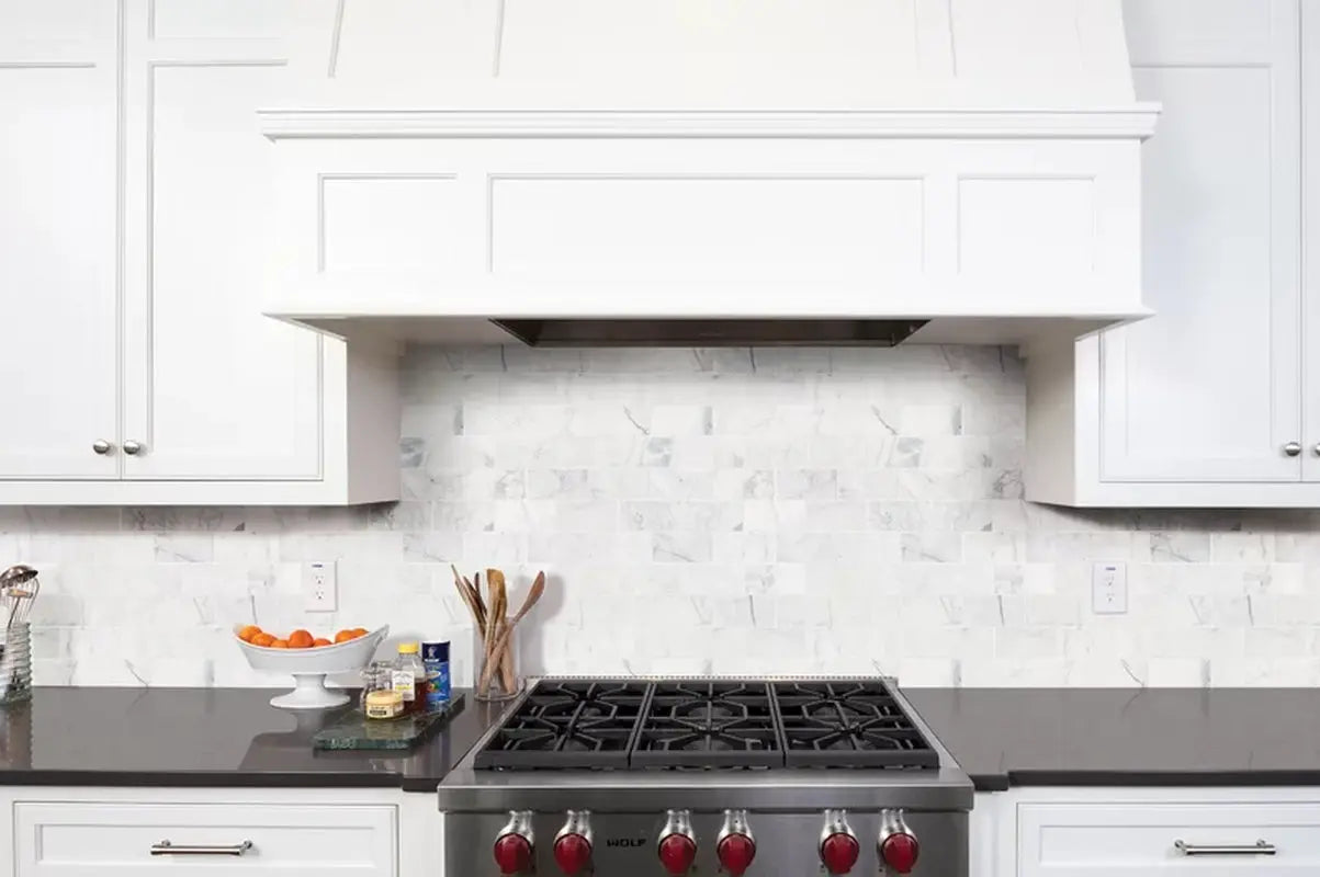 Calacatta Cressa 3" X 6" Marble Subway Wall & Floor Tile