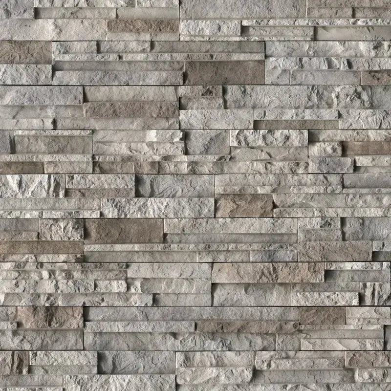 Terraforma Manufactured Stacked Stone Panel Wall Tile Assorted Sizes (15 Pieces, 5.4 Sq. Ft. per Box)