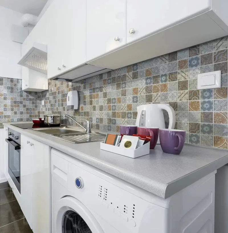 Pasadena 12" X 12" Glass Mosaic Wall Tile