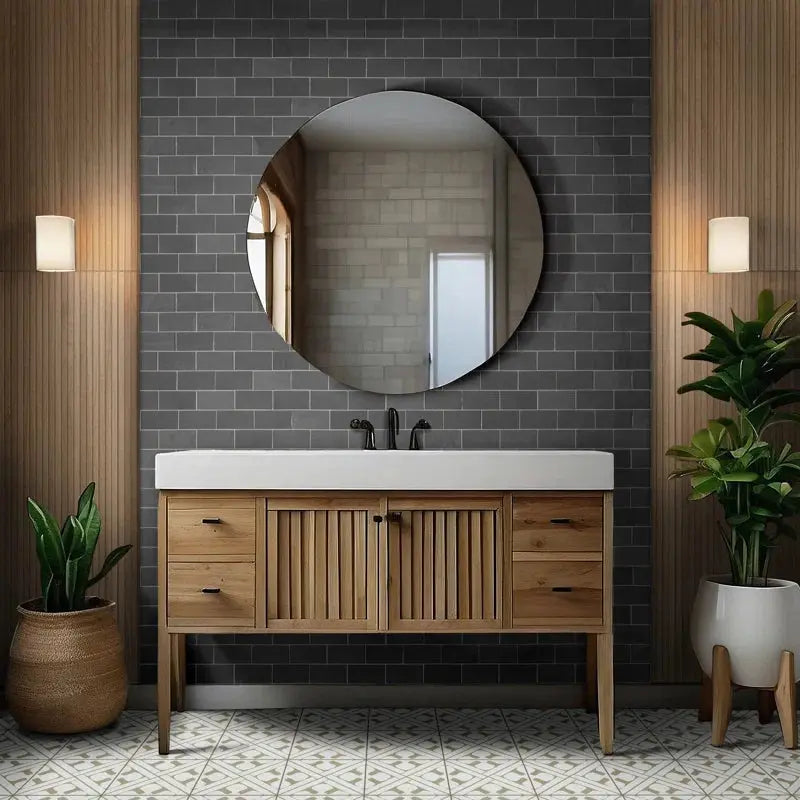 Montauk 3" X 6" Slate Subway Wall & Floor Tile