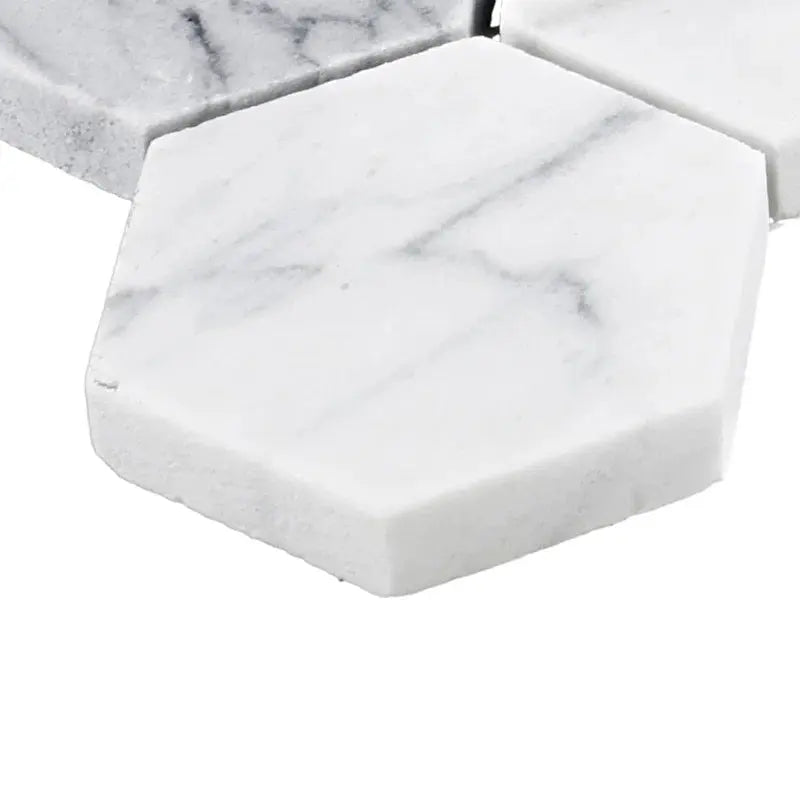 Raine 13" X 13" Natural Stone Honey Comb Mosaic Wall Tile