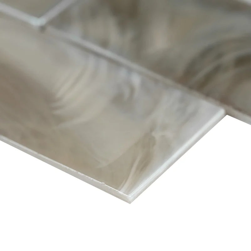 Opalaina 2" X 6" Glass Mosaic Subway Tile