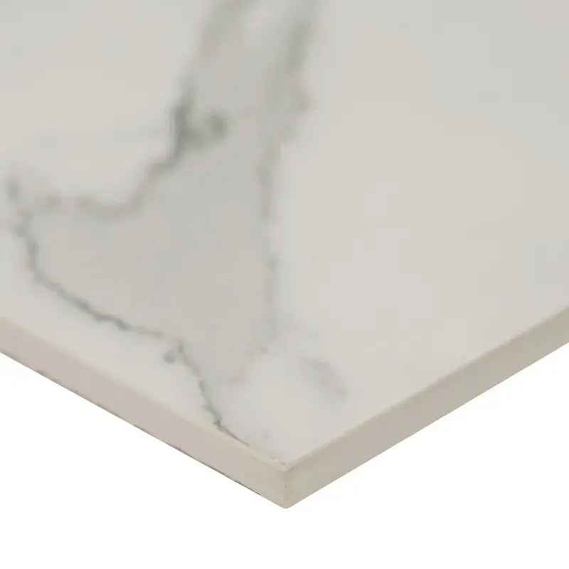 Regallo 12" X 24" Matte Porcelain Marble Look Wall & Floor Tile
