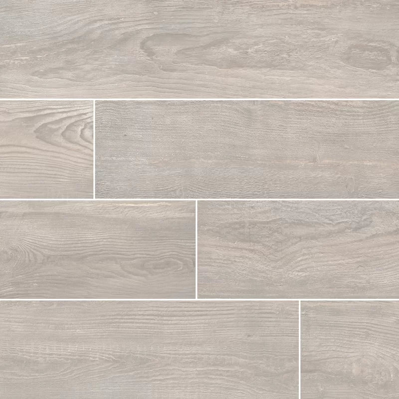 Caldera 8" X 47" Matte Porcelain Wood Look Floor & Wall Tile