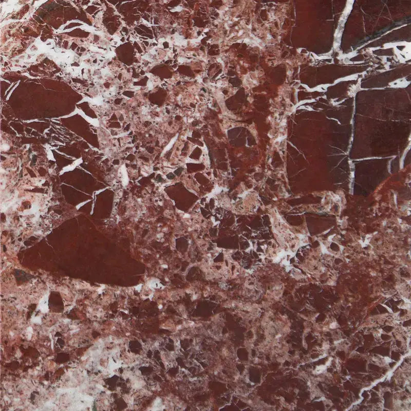 Rosso Levanto 12" X 12" Marble Stone Look Wall & Floor Tile