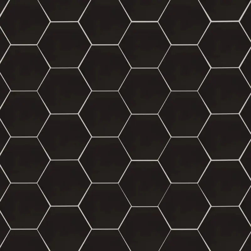 Hexley 9" X 10" Matte Porcelain Hexagon Floor and Wall Tile