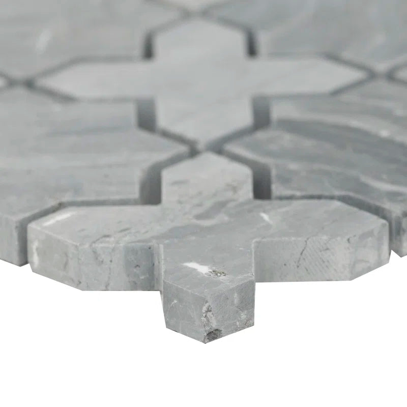 Montague 11.81" X 11.81" Marble Mosaic Sheet Wall & Floor Tile