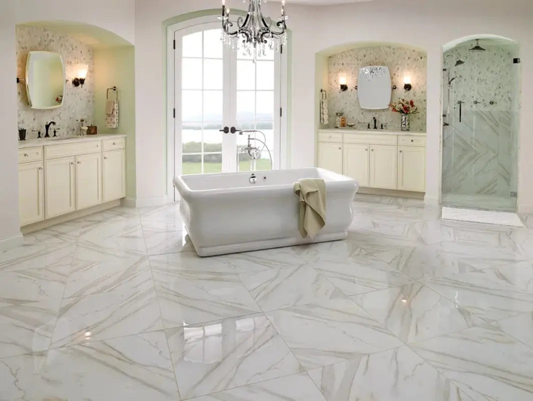 Pietra Calacatta 24" X 24" Porcelain Field Tile