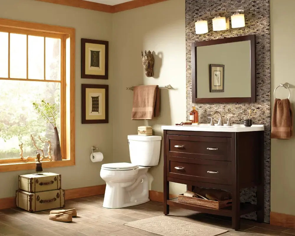 Emperador Marble Splitface Tile in Brown