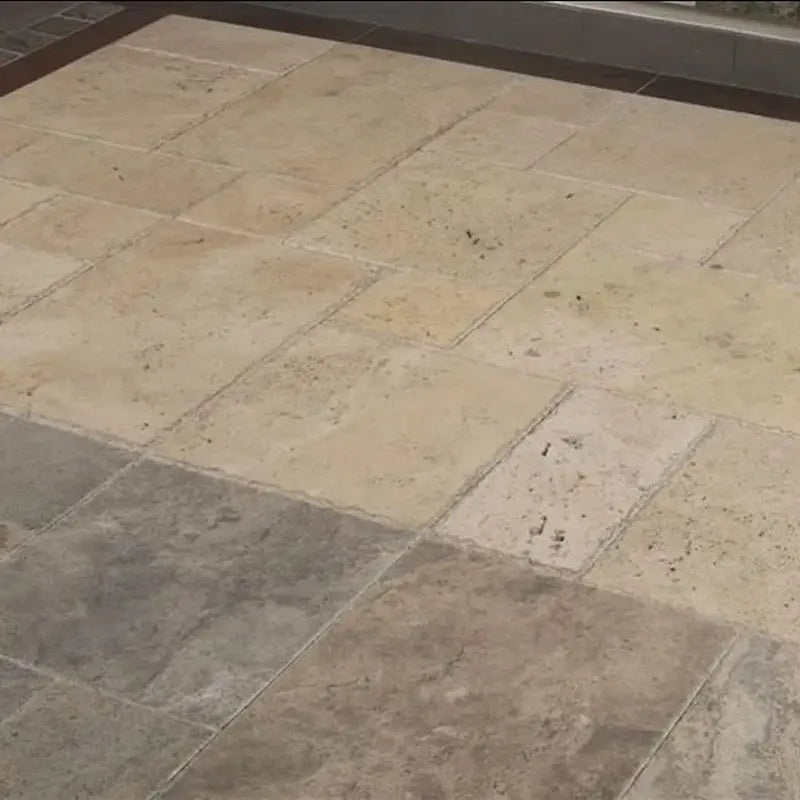 Tuscany Beige Pattern Honed-Unfilled-Chipped Travertine Floor and Wall Tile (16 Sq Ft)