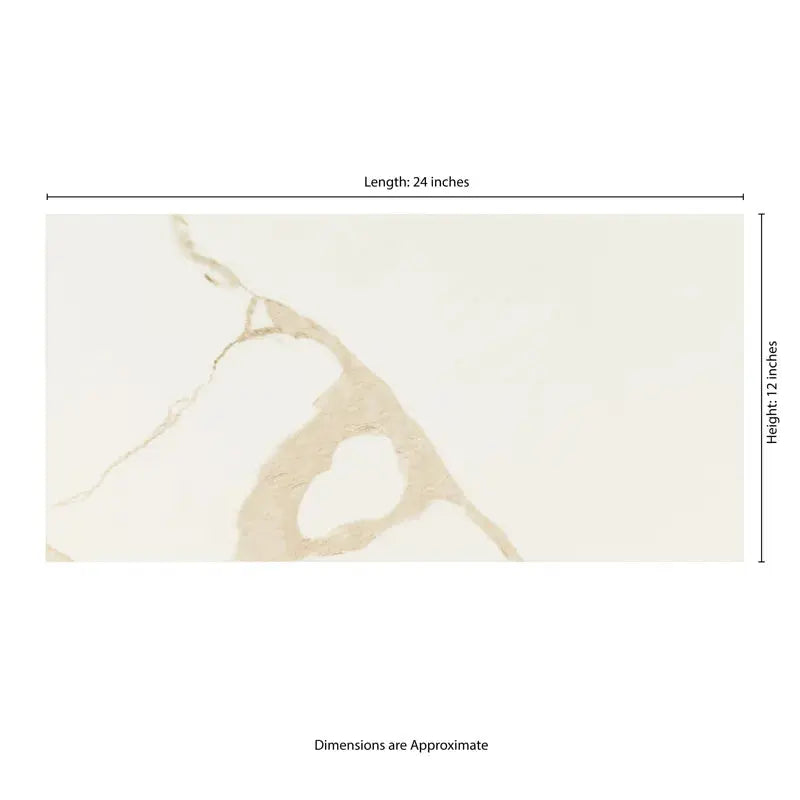 Eden Calacatta 12" X 24" Floor and Wall Tile